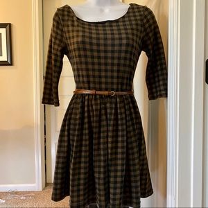 Checkered Mini Dress